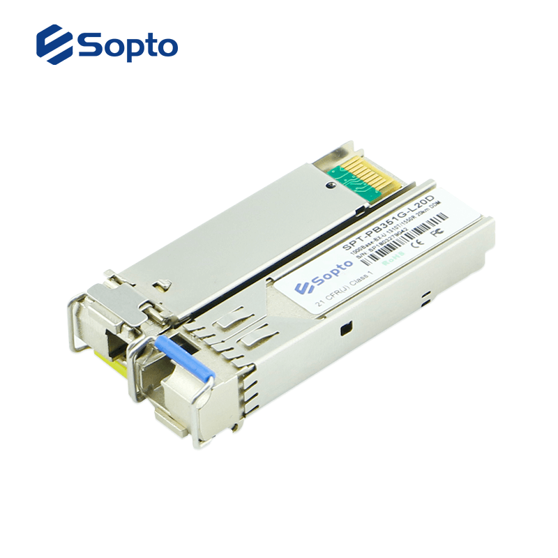 SPT-PB351G-L10TD 1.25G SFP BiDi 1550nmTx LC Optical Transceiver